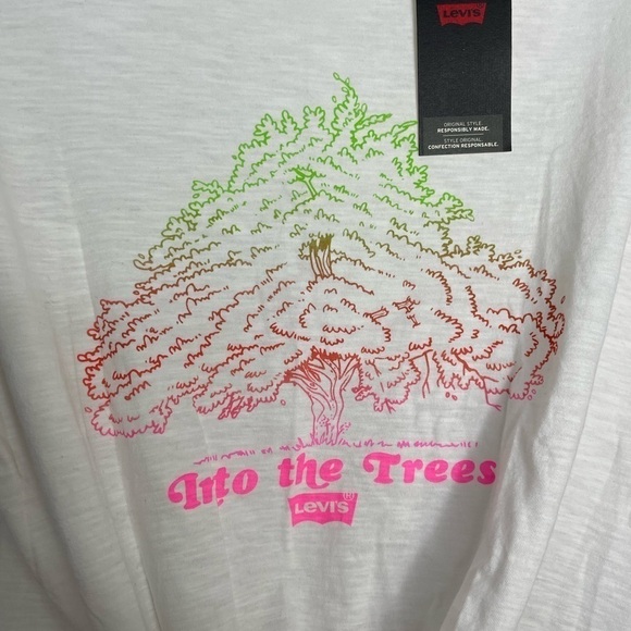 Levi's nwt graphic tie front t-shirt - Picture 2 of 7